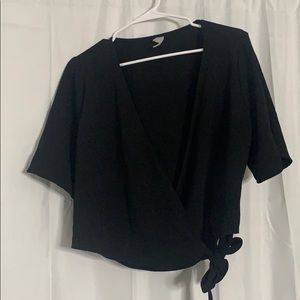 xhiliration Wrap Blouse L